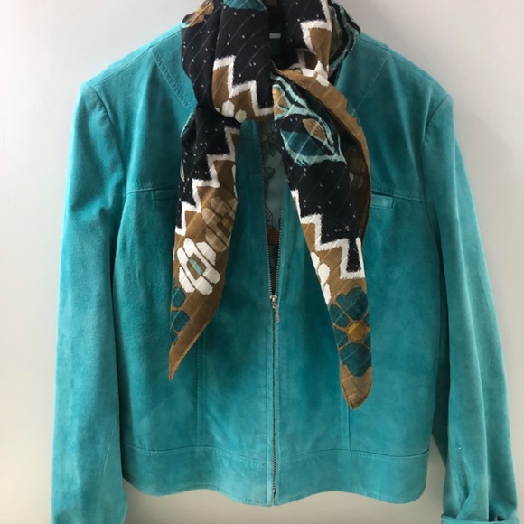 Vintage leather suede jacket - Picture 2 of 4